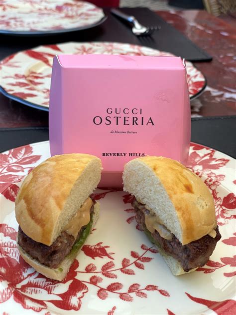 gucci burgers|gucci osteria beverly hills.